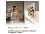 TV QLED 43 - Samsung The Frame TQ43LS03HEUXXC, QLED 4K, NQ4 AI Gen2 Processor, Smart TV, Tecnología Sin Reflejos, Full AI, Negro