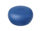 Auriculares True Wireless - JVC Gumy Mini HA-A6T, Control táctil, Autonomía 23 horas, Compatible con asistente de voz, IPX4, Azul + Estuche de carga