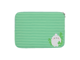 Funda portátil - Wondee MOLAP003, Compatible con PC hasta 12, Resistente, Cierre con Cremallera, Verde