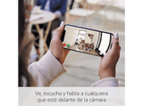 Cámara de vigilancia IP - Amazon Stick-Up Cam Battery, 1080p HD, Función de visión nocturna, Interior+Exterior, Inalámbrica, Blanco