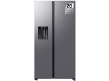 Frigorífico americano - Samsung Bespoke AI RS70F65KDTEF, All Around Cooling, No Frost, 178.4 cm, 640 l, Dispensador agua y hielo, Inox