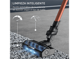 Aspirador escoba - Rowenta X Force Flex 10.80 RH7A73, Potencia succión 120 AW, 300 W, 60 min autonomía, Accesorios, Especial mascotas, Naranja