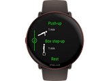 Reloj deportivo - Polar Ignite 3, 22 mm, 1.2, AMOLED, Talla S-L, Cristal curvo, GPS dual, Autonomía 5 días, Marrón/cobre
