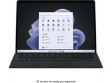 Convertible 2 en 1 - Microsoft Surface Pro 9, 13 2K QHD+, Intel® Evo™ Core™ i5-1235U, 8 GB RAM, 256 GB SSD, W11 Home, Graphite