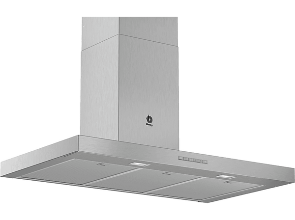 Campana decorativa - Balay 3BC097EX, 756 m³/h, Control electrónico, iluminación LED, 90 cm, Inox