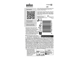 Recambio para afeitadora - Braun 64B, Compatible con afeitadoras Series 6, Negro