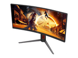 Monitor gaming - AOC CU34G4, 34 UWQHD, 180 Hz, Curvo, 1 ms GtG, 0.5 ms MPRT, Fast VA, Adaptive Sync, HDR10