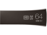 Memoria USB 64 GB - Samsung MUF-64BE4, APC Bar Plus, USB 3.1 Gen 1, 200 MB/s lectura, Gris