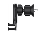 Soporte de móvil para coche - Baseus Gravity Air, Universal, Para rejilla de aire, Brazos metálicos, Con revestimiento protector, Alta sujeción, Negro