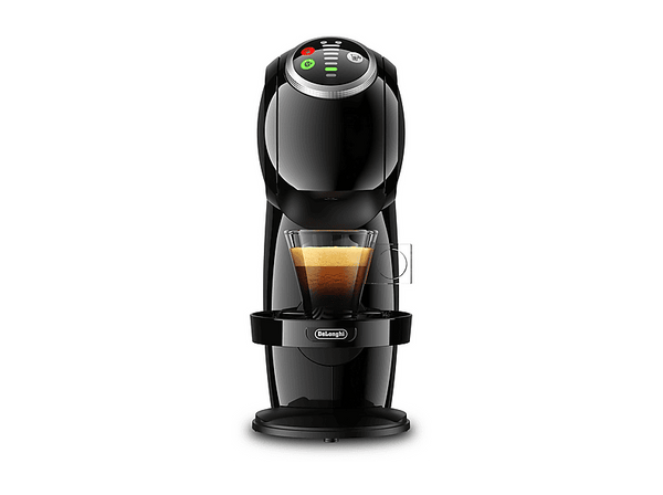 Cafetera de cápsulas - De'Longhi EDG315.B + 2 packs Genio Plus de regalo, 1500W, 15 bar, 0.8 l, Apagado automático, Negro