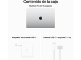 Apple MacBook Pro (2023) MRW43Y/A, 16,2, Chip M3 Pro, CPU de 12 núcleos, GPU de 18 núcleos, 18 GB RAM, 2TB de SSD, macOS, Plata