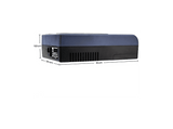 SAI - Woxter Multibase UPS 1200 VA, 8 Tomas Schuko, Batería de 12V/7Ah, Protección contra Cortes de Energía