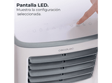 Aire acondicionado portátil - Cecotec ForceClima 7400 Soundless Touch, 7000 BTU/h, 2 velocidades, 20 m², 65 dB, Blanco