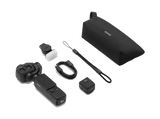 Cámara deportiva - DJI Osmo Pocket 4P Combo estándar, 4K/240fps, Autonomía 210 min, CMOS 1, Active Track 8.0, Estabilización mecánica 3 ejes, Negro