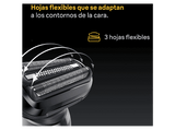 Recambio para afeitadora - Braun 54B, Compatible con series 5, Negro