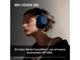 Auriculares inalámbricos - Sony WH-1000XM6, Cancelación ruido, 30h Autonomía, Hi-Res, Carga Rápida, Cómodo, Plegable, iOS/Android, Verde oliva