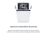 Lavavajillas integrable - Haier XI1C3TB2FB I-Pro Shine Series 4, 11 Servicios, 8 Programas, 44.8 cm, Tercera bandeja, Sin Panelar