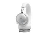 Auriculares inalámbricos - JBL LIVE 680 NC, Supraaurales, Diadema, Bluetooth, Cancelación activa de ruido (ANC), Autonomía 80 h, Blanco