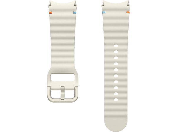 Correa deportiva - Samsung Sport Band, Reemplazo Fácil, Textura suave, Talla S/M, Crema