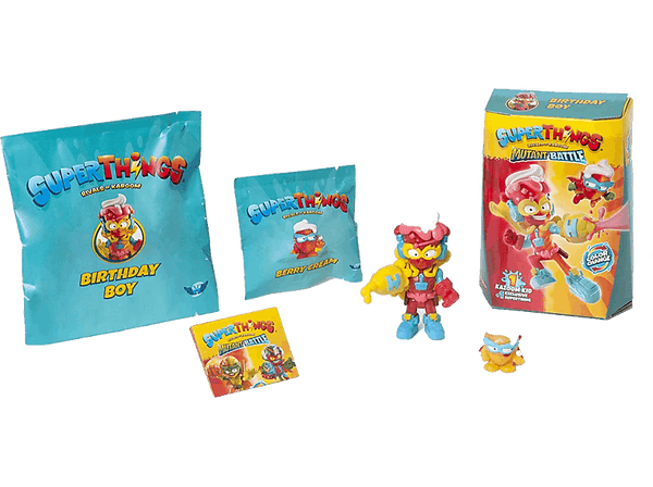 Figura - MagicBox Kazoom Kids Superthings Mutant Battle, Figura aleatoria, Multicolor