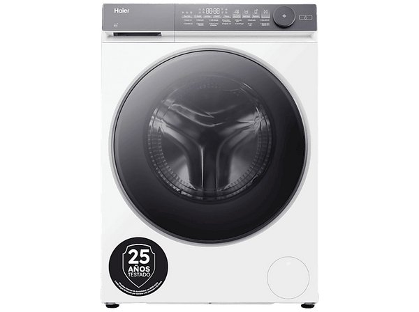 Lavadora carga frontal - Haier X7 Series HW120-B14367U-IB, 12 kg, 1400 rpm, Función Vapor, ABT Anti-bacterias, Blanco