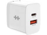 Cargador de pared - Hyper USB-C de 20W, USB-A, Universal, Blanco