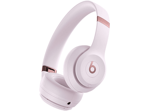 Auriculares inalámbricos - Beats Solo 4, Supraaurales, Bluetooth, 50h Autonomía, iOS y Android, Rosa nube