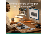 Teclado numérico - Logitech Signature Slim Solar+, Bluetooth, Alimentación por luz solar y artificial, Multidispositivo, PC-Mac, Personalizable, Negro