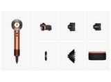 Secador - Dyson Supersonic Nural™, 5 Accesorios inteligentes, 4 Niveles temp precisos, Amber Silk
