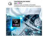Secadora bomba de calor - LG RHX5009TLC, 9 kg, 12 programas, AI DUAL Inverter™, ThinQ™, Blanco