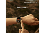 Smartwatch - Huawei Watch Fit 4 Pro, 1.82 AMOLED, 10 días batería, Compatible iOS - Android, Correa Fluoroelastómero, Negro