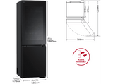 Frigorífico combi - LG GBG5160CEV, No Frost, 186 cm, 352 l, DoorCooling+™, Instaview™, ThinQ™, Acero negro grafito