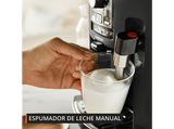 Cafetera superautomática - Krups Intensity EA50K9, 4 bebidas, Espumador de leche manual, Granos de cafe, 15 bares, 1.7l, 2 Tazas, Compacta, negro