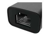 Adaptador cable - Hama 00200360, USB-C a RJ45, 2.5 Gbps, 10/100/1000/2500 Mbps, Negro
