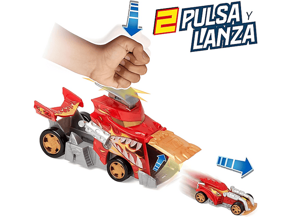 Figura - Magicbox T-Racers Fire Launcher Truck T-Racers Mix Race, Fuego
