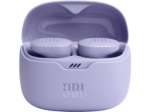 Auriculares True Wireless - JBL Tune Buds, Bluetooth, Cancelación de ruido, Micrófono, 8h, Morado