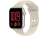 Apple Watch SE 3 (2026), GPS, 44 mm, Caja de aluminio Blanco estrella, Correa deportiva Arena, Talla M/L, Siri AI
