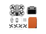 Dron - DJI Avata 360 (DJI RC 2), 64 megapixel, 23 min Autonomía, Visión 360°, Vídeo HDR en 8K/60 fps, Detección de Obstáculos Omnidireccional, Gris
