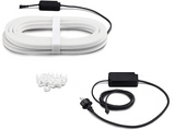 Luces LED -  Philips Hue, Tira LED inteligente, 5 Mts para exterior, sumergible (IP67), Silicona, Blanco