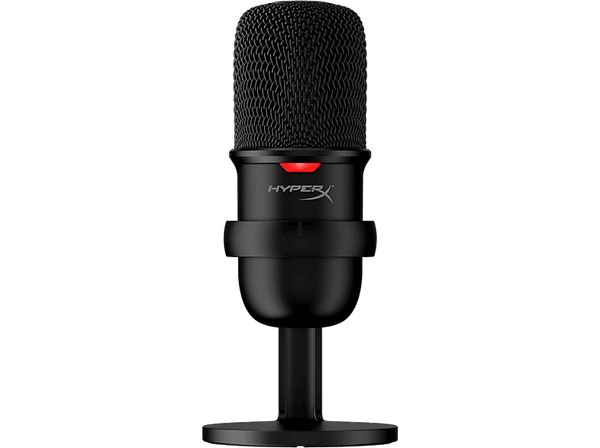 Micrófono - HyperX SoloCast, USB, Para PC/PS5/PS4/Mac, Sensibilidad 6 dB, Negro