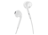 Auriculares - Music Sound CAPSULE, De cable, 120 cm, Blanco