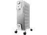Radiador de aceite - Cecotec ReadyWarm 7000 Space 360º, 7 Elementos, 1500 W, 3 Niveles, Blanco