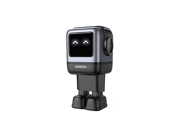 Cargador de pared - Ugreen Nexode Robot 65W GaN, Universal, 2x USB-C, 1x USB-A, Recarga Rápida, 65W, Negro