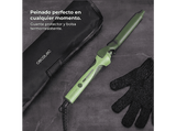 Rizador - Cecotec SurfCare 2500 CurlClip Olive, Cerámica con queratina y argán, 120-200ºC, 5 temperaturas, Calentamiento rápido, Olive