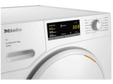 Secadora bomba de calor - Miele TWA520WP 8kg Active, 8 kg, 12 Programas, EcoDry, FraganceDos, Blanco loto