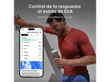 Anillo inteligente - Amazfit Helio Ring, 16.5 mAh, Talla 8, 10 ATM, 4 días Autonomía, Titanio