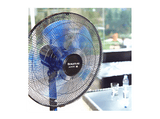 Ventilador de pie - Taurus Boreal 16C Elegance, 60 W, 5 aspas, 3 velocidades, Sistema de oscilación e inclinación, Silencioso, Azul y negro 