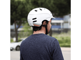 Casco - SmartGyro Helmet, Para Patinete Eléctrico O Bicicleta, Talla L, Talla Cabeza 61 cm, Blanco
