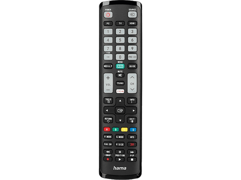 Mando a distancia - Hama 00221060, Para Samsung, Pilas AAA Micro, Negro