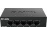 Switch - D-Link DGS-105GL, 5 Puertos, sin gestión, Gigabit Ethernet LAN, RJ-45, Plug&Play, Negro